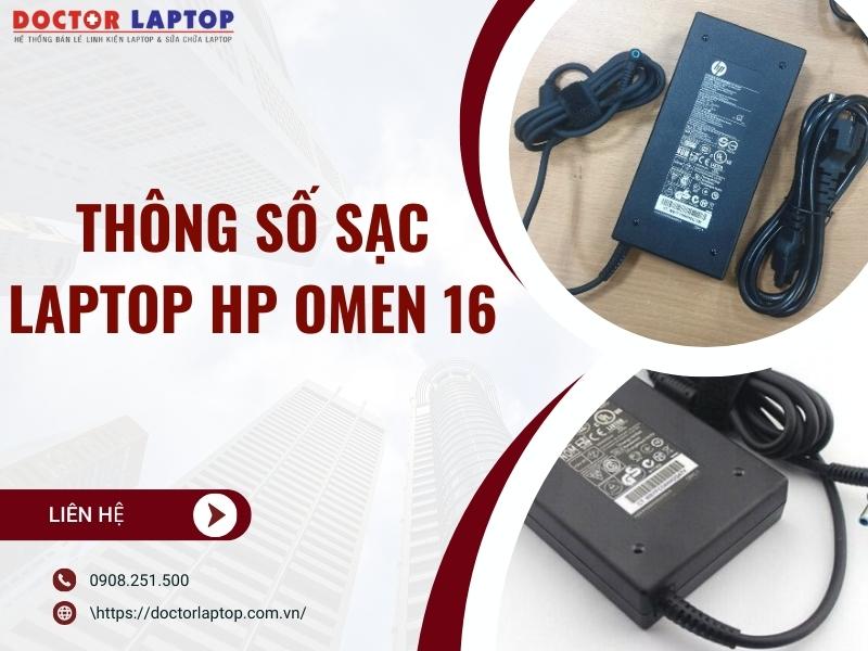 Sạc hp omen 16 - 3