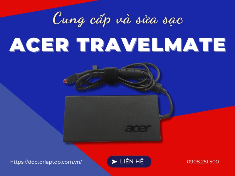 Sạc acer travelmate - 1