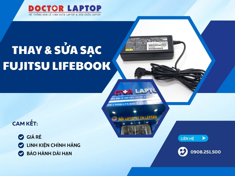 Sạc fujitsu lifebook - 3