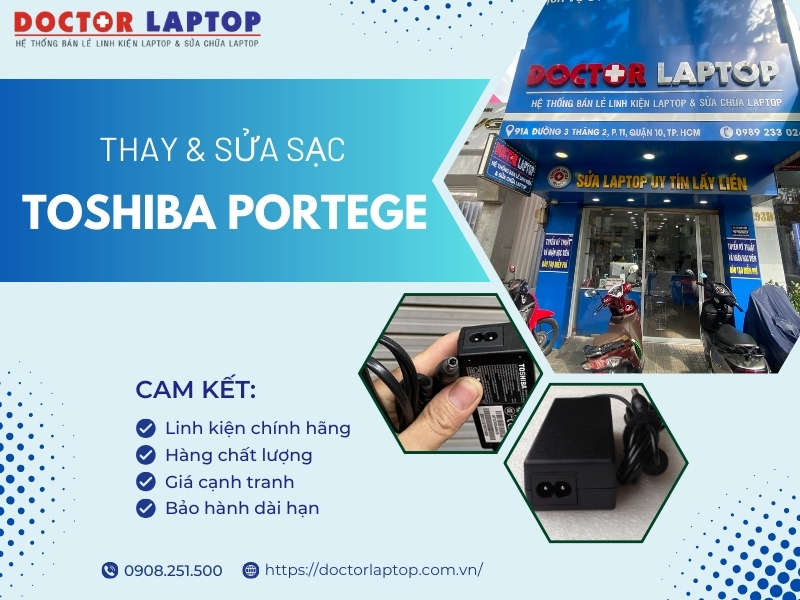 Sạc toshiba portege - 4