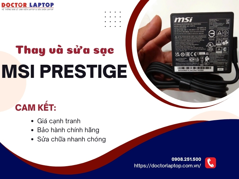 Sạc msi prestige - 3