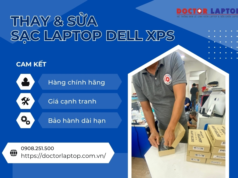 Sạc dell xps - 6