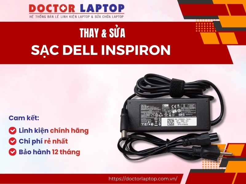 Sạc dell inspiron - 4