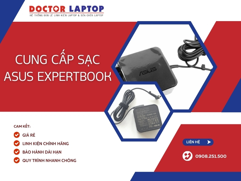 Sạc asus expertbook - 4