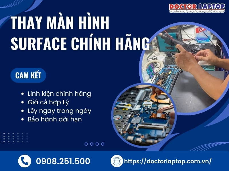 Thay màn hình surface - 11