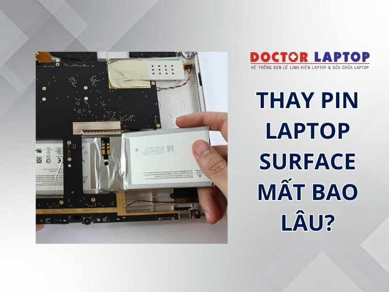 Thay pin surface chính hãng - 15