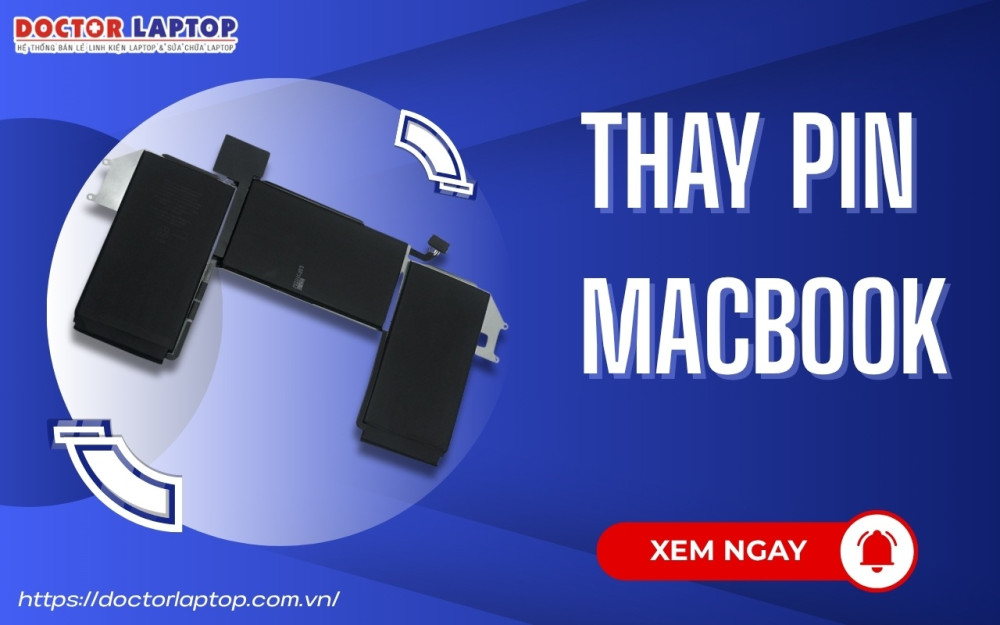 Thay pin macbook chính hãng - 1