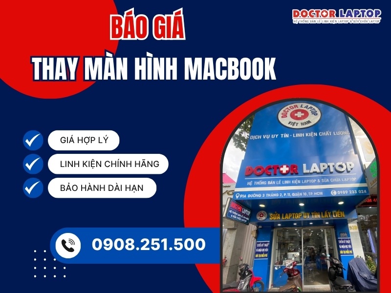 Thay màn hình macbook - 12