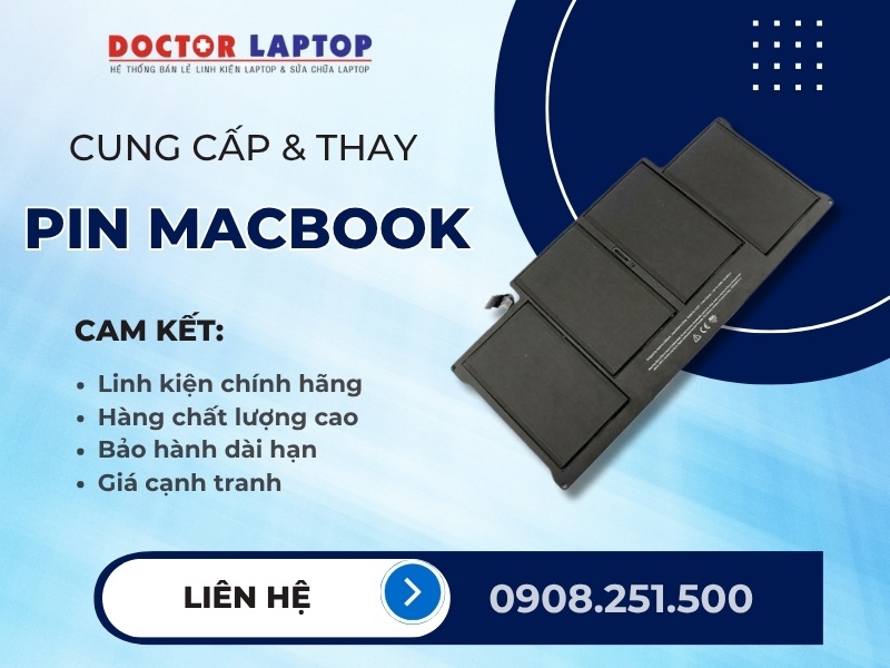 Thay pin macbook chính hãng - 6