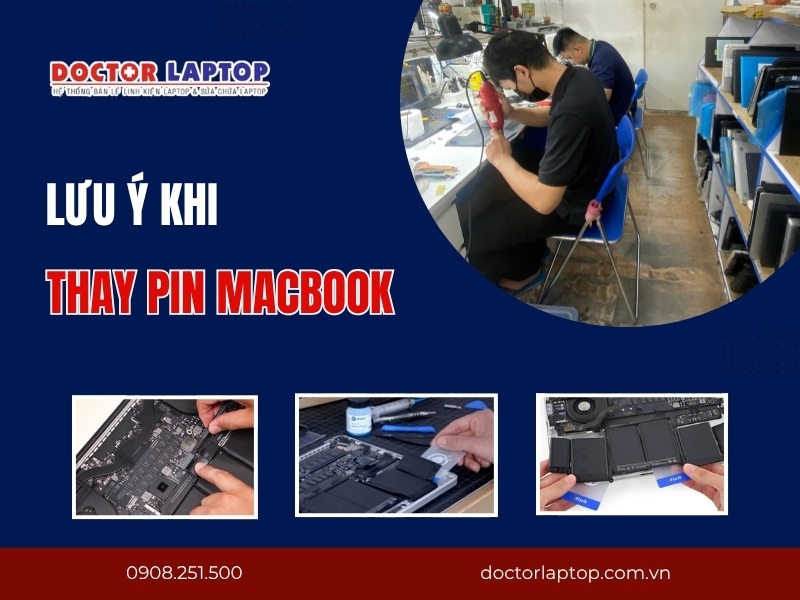Thay pin macbook chính hãng - 10