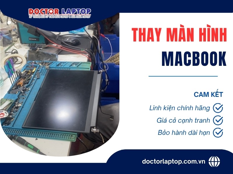 Thay màn hình macbook - 15