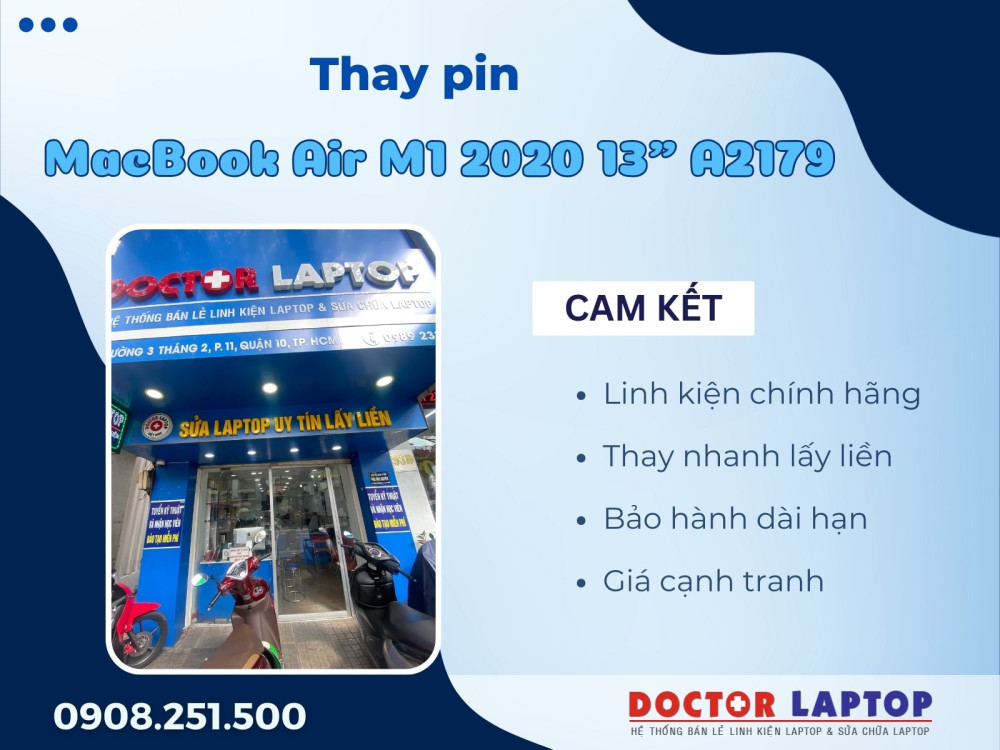 Pin macbook air m1 2020 13 inch a2179 - 6