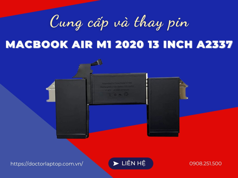 Pin macbook air m1 2020 13 inch a2337 - 1