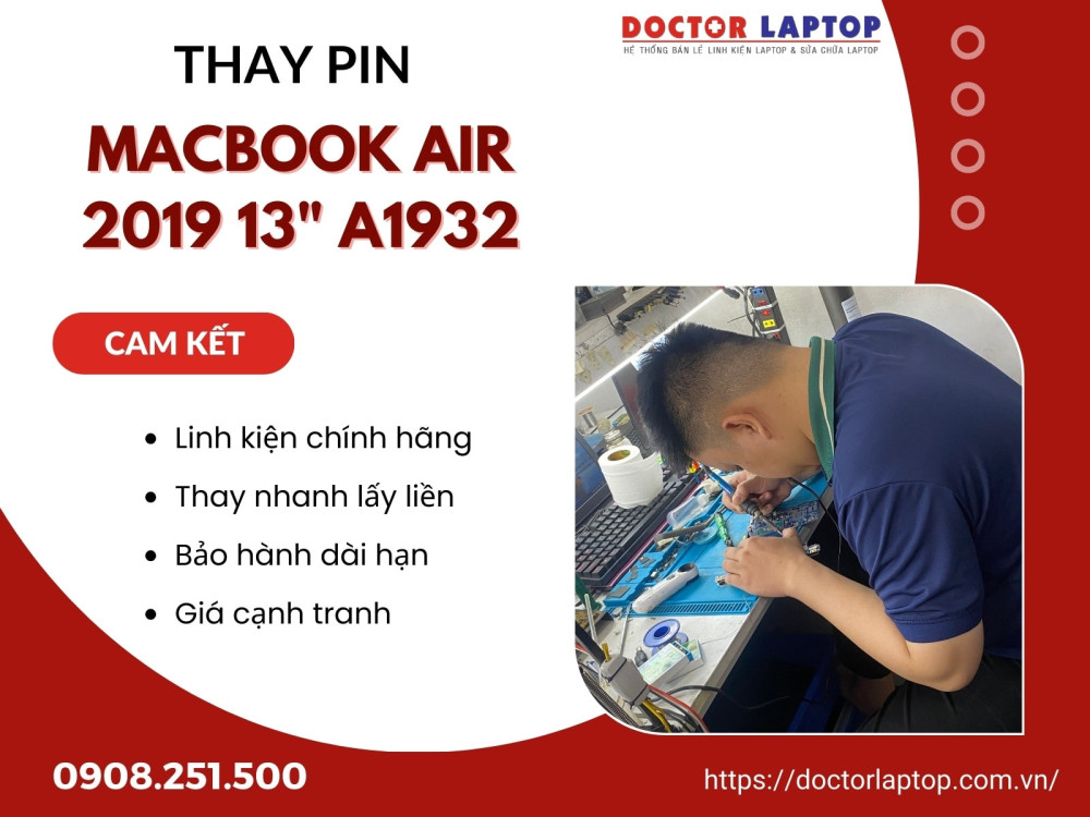 Pin macbook air 2019 13 inch a1932 - 5