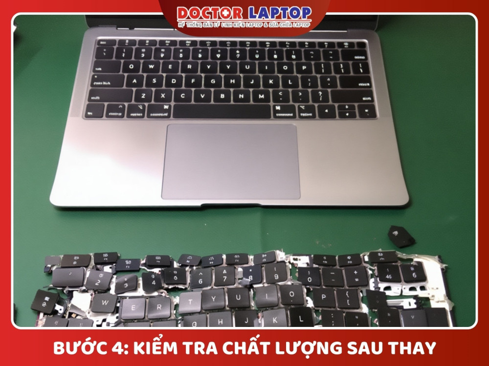 Thay bàn phím macbook chính hãng - 17