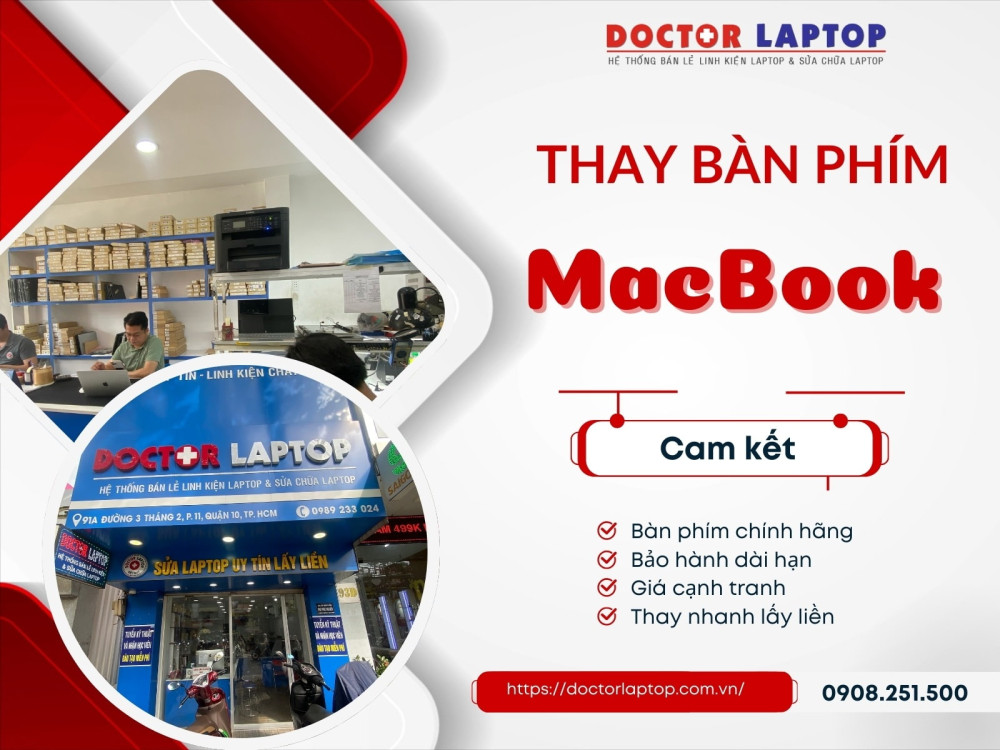 Thay bàn phím macbook chính hãng - 9