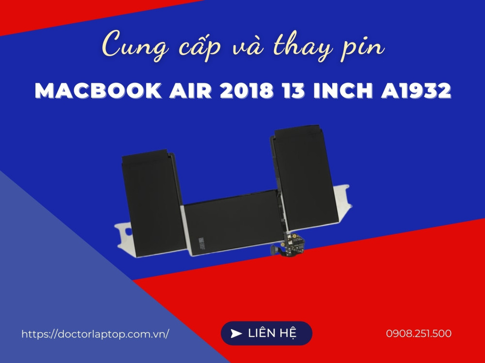 Pin macbook air 2018 13 inch a1932 - 1