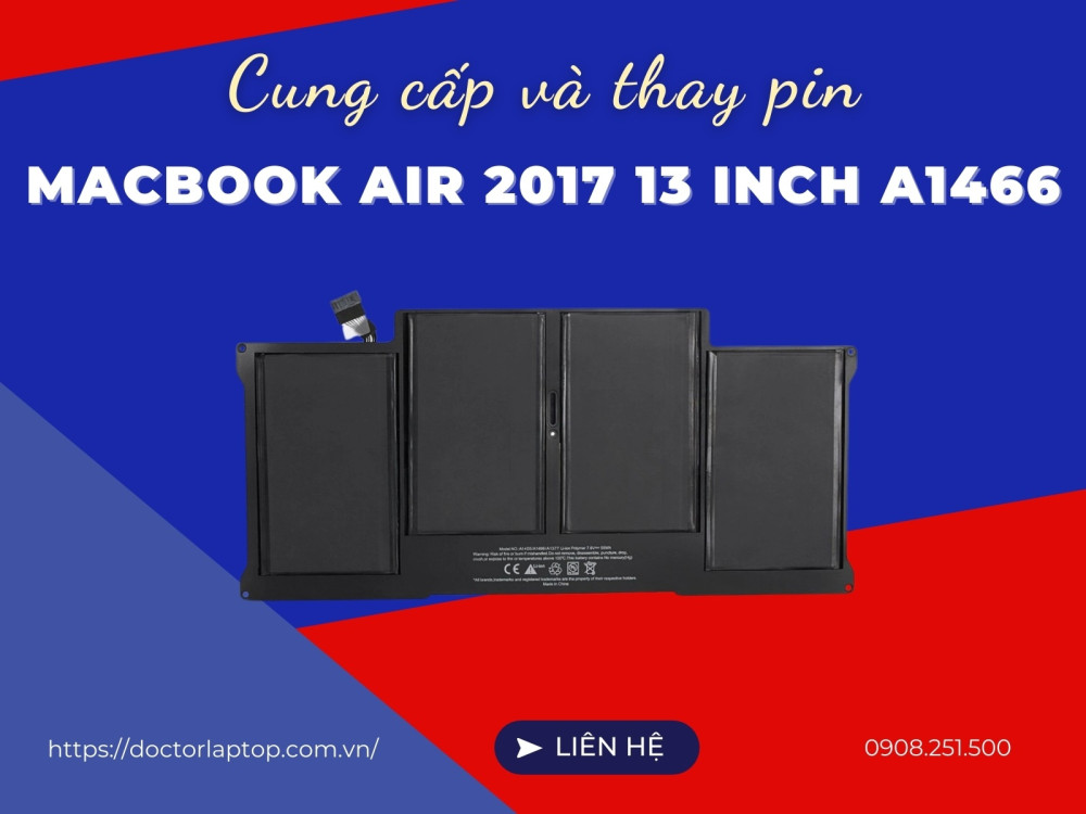 Pin macbook air 2017 13 inch a1466 - 1