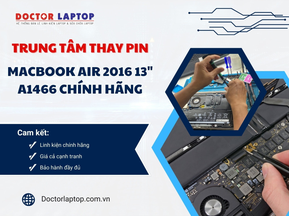 Pin macbook air 2016 13 inch a1466 - 5