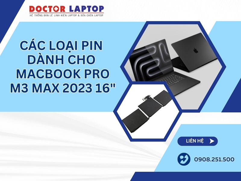 Pin macbook pro m3 max 2023 16 inch - 3