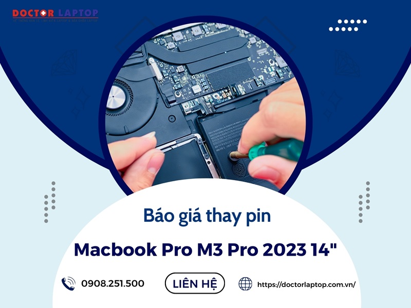 Pin macbook pro m3 pro 2023 14 inch - 2