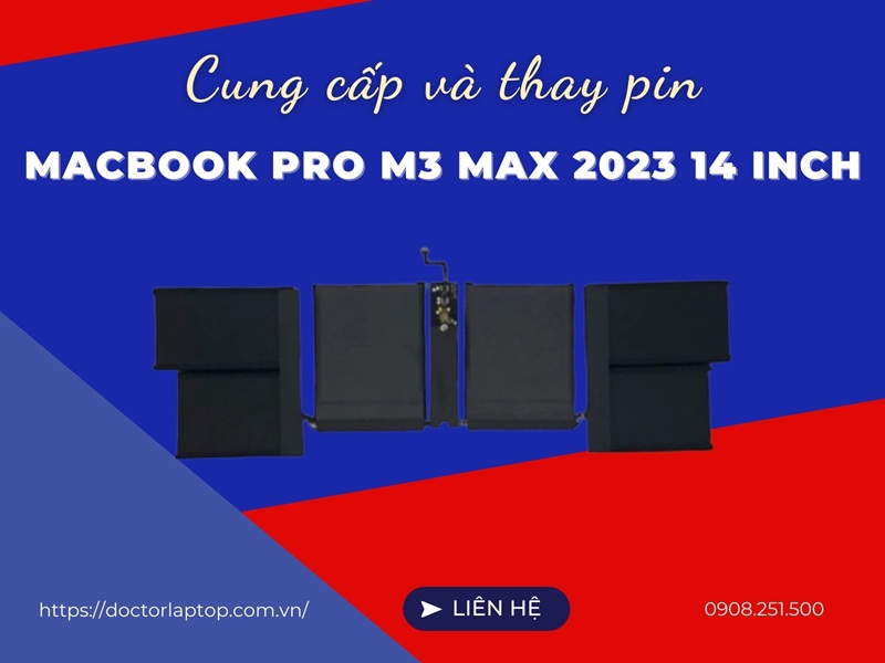 Pin macbook pro m3 max 2023 14 inch - 1