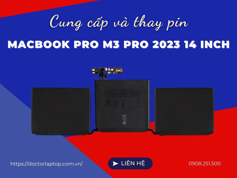 Pin macbook pro m3 pro 2023 14 inch - 1