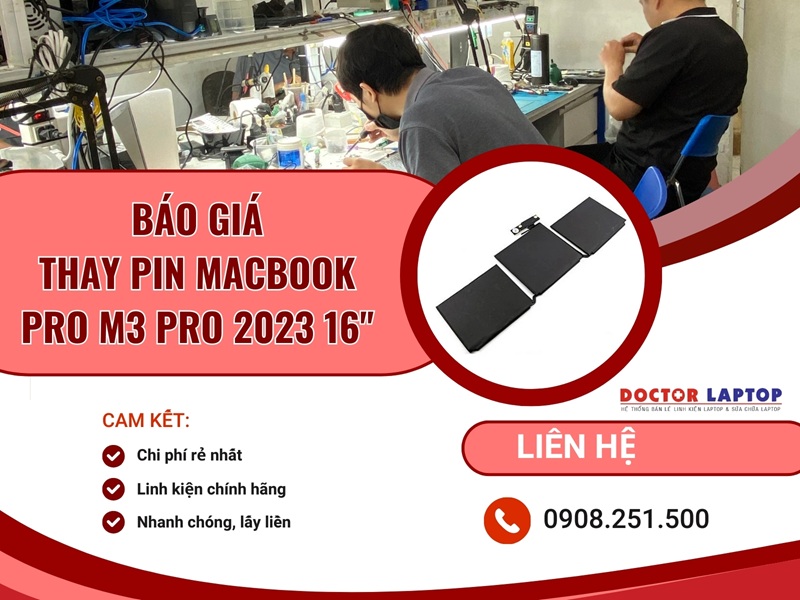 Pin macbook pro m3 pro 2023 16 inch - 3