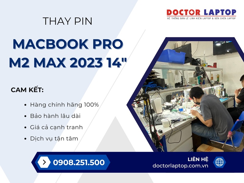 Pin macbook pro m2 max 2023 14 inch - 9