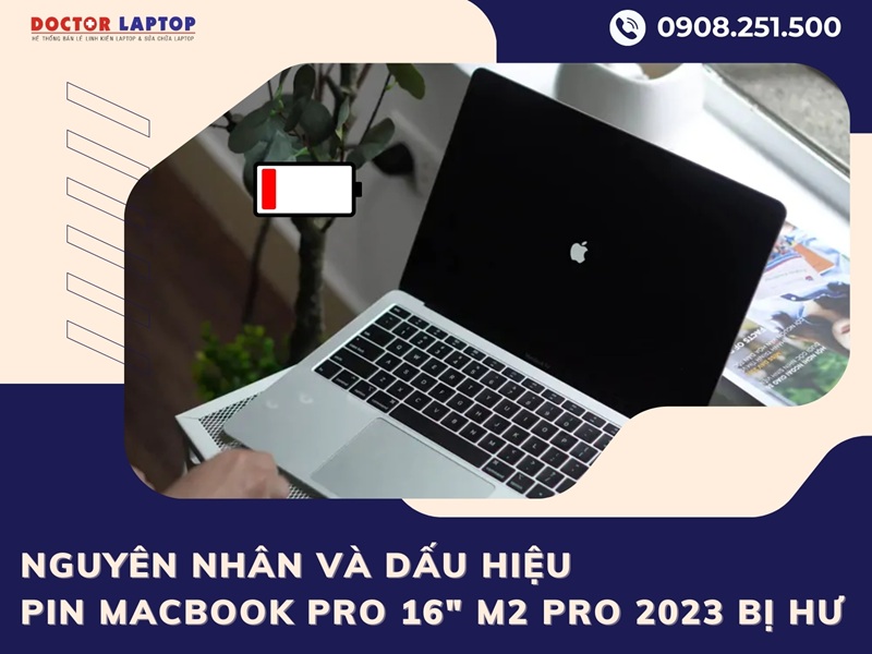 Pin macbook pro m2 pro 2023 16 inch - 4