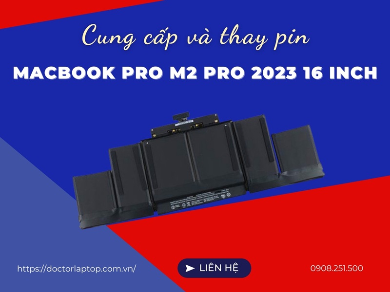 Pin macbook pro m2 pro 2023 16 inch - 1