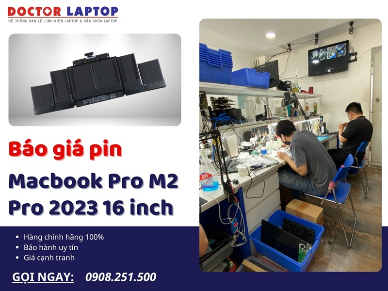 Pin macbook pro m2 pro 2023 16 inch - 3