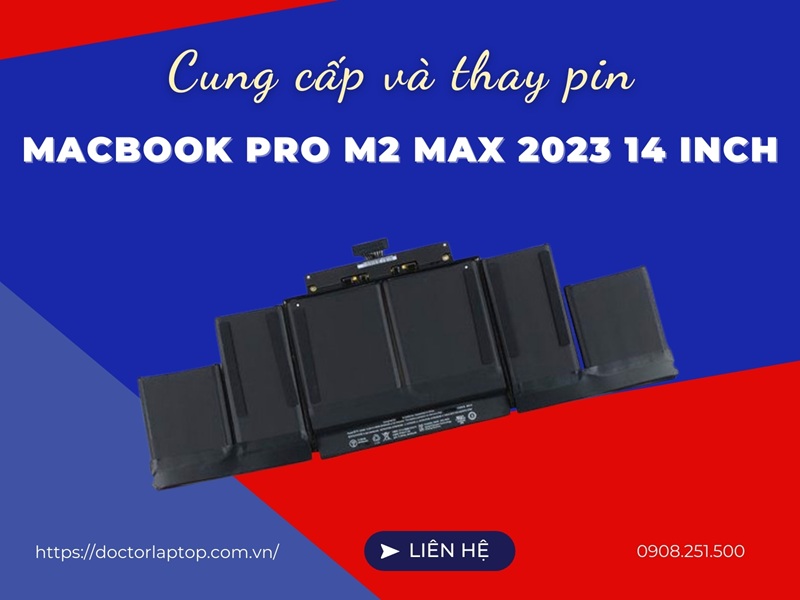 Pin macbook pro m2 max 2023 14 inch - 1