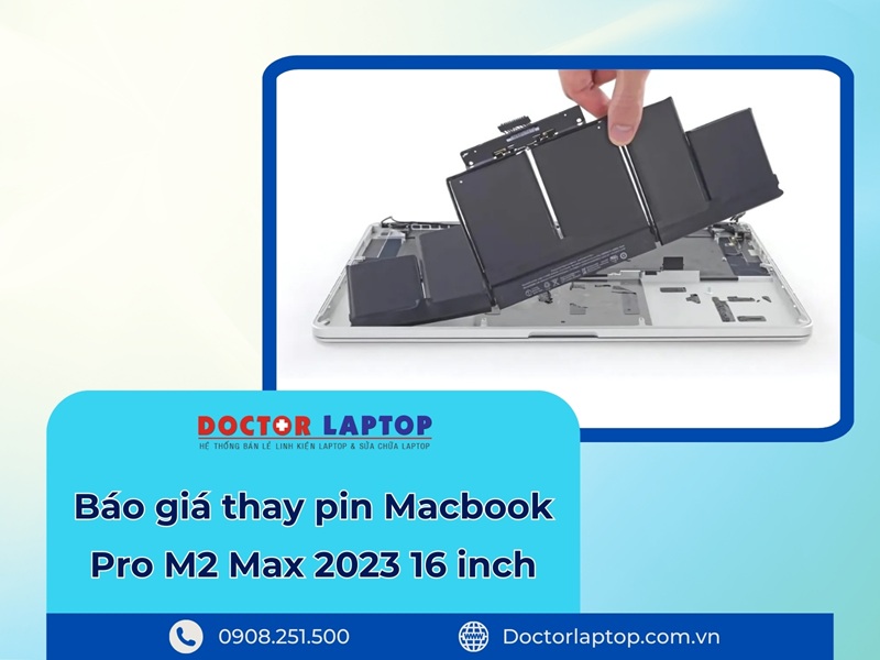 Pin macbook pro m2 max 2023 16 inch - 3