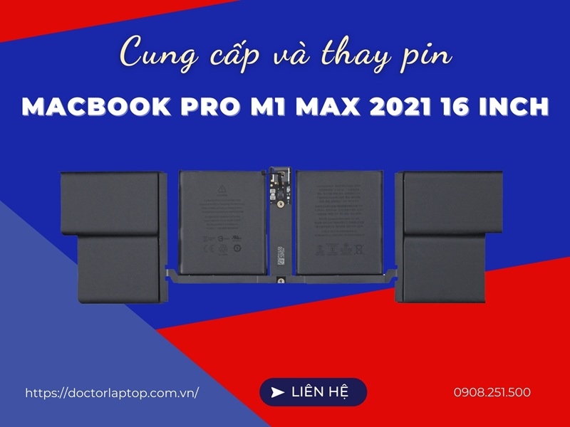 Pin macbook pro m1 max 2021 16 inch - 1