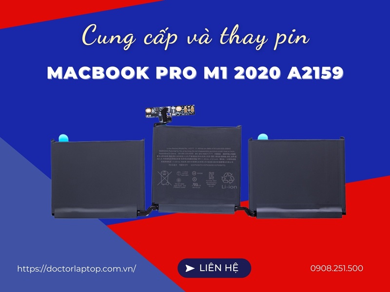 Pin macbook pro m1 2020 a2159 - 1