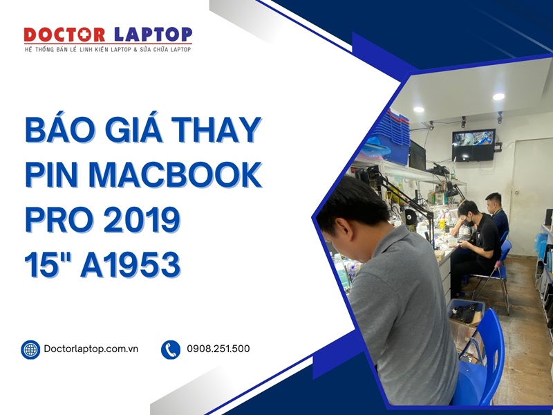 Pin macbook pro 2019 15 inch a1953 - 2