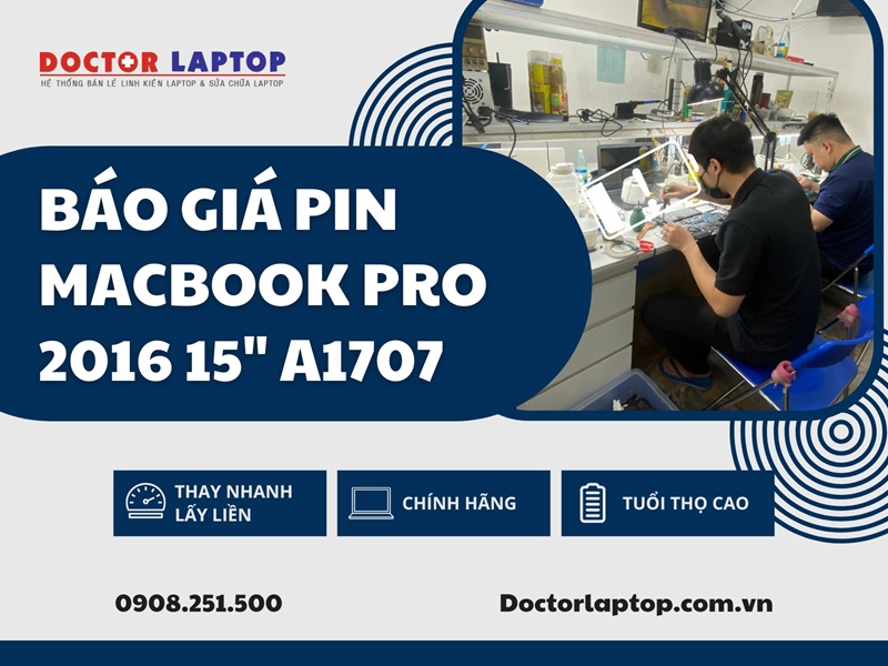Pin macbook pro 2016 15 inch a1707 - 6