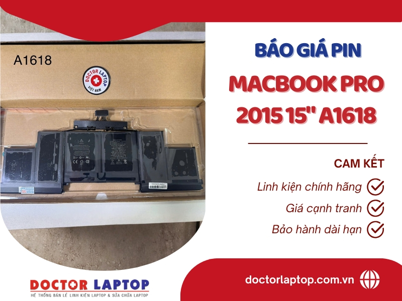 Pin macbook pro 2015 15 inch a1618 - 3