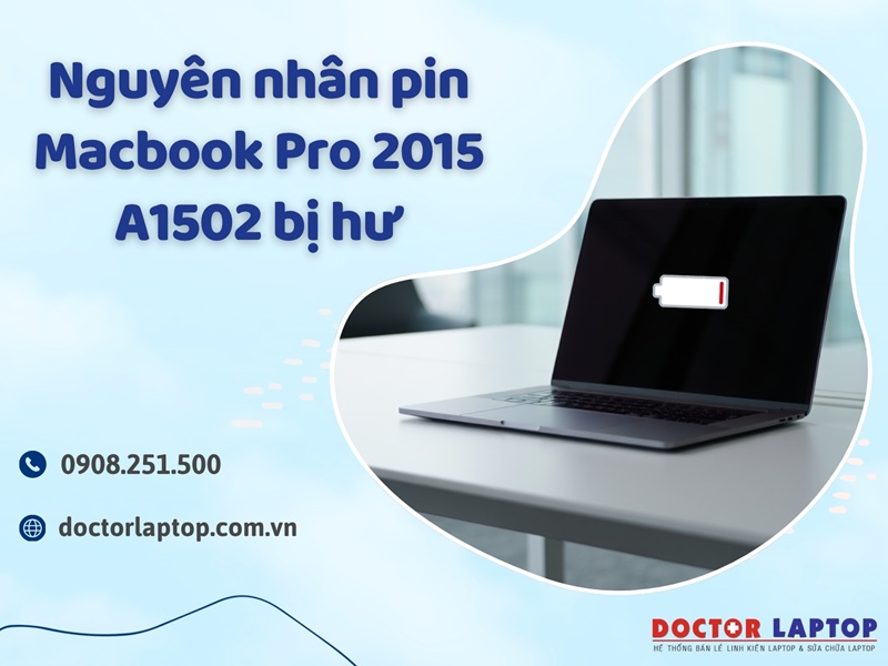 Pin macbook pro 2015 13 inch a1502 - 4