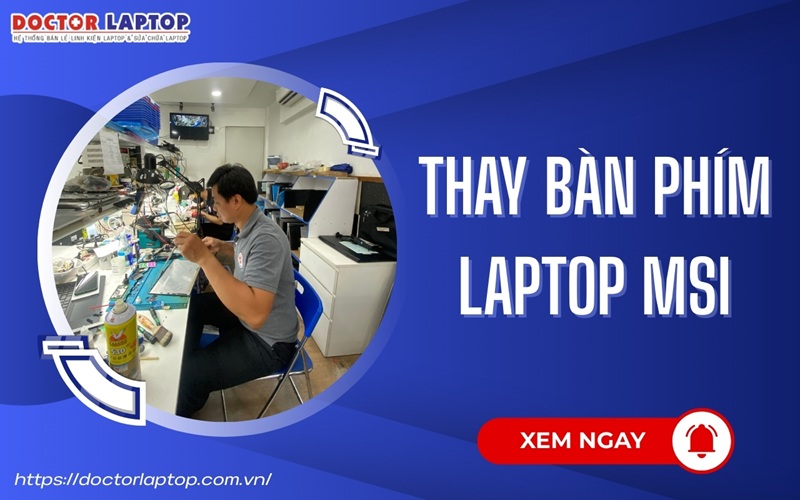 Thay bàn phím laptop msi - 1