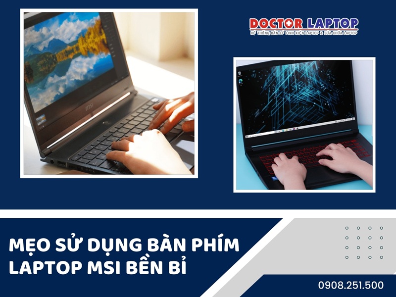 Thay bàn phím laptop msi - 9