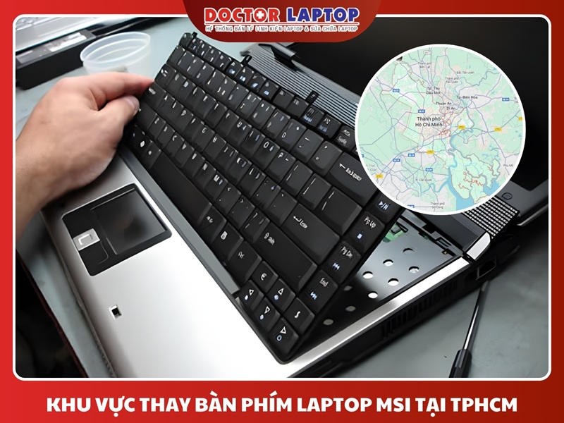Thay bàn phím laptop msi - 7