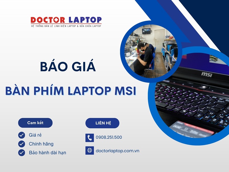 Thay bàn phím laptop msi - 2