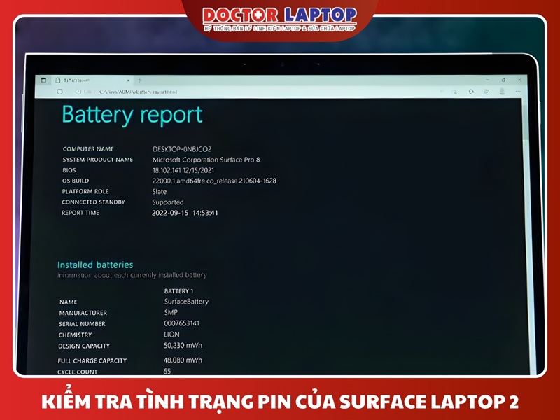 Pin surface laptop 2 - 4