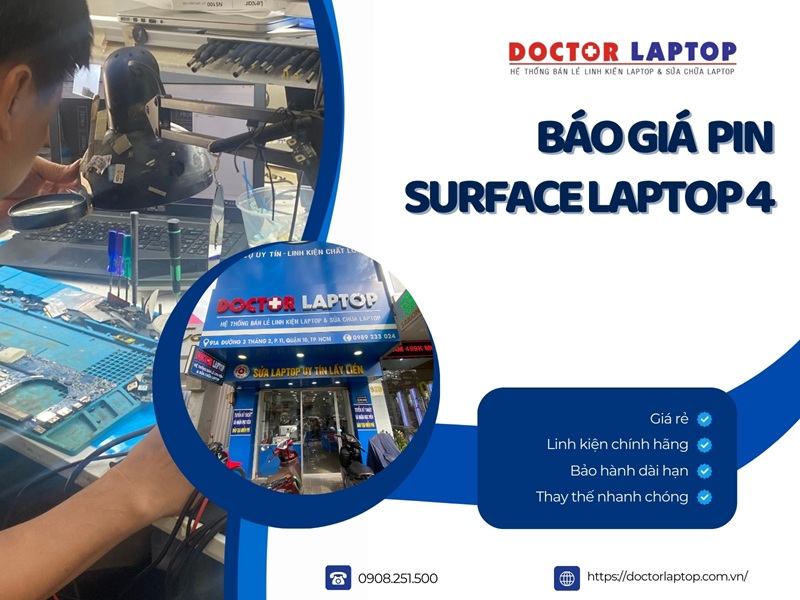 Pin surface laptop 4 - 5