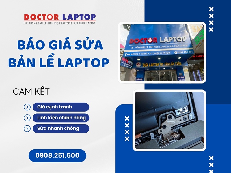 Sửa bản lề laptop - 5