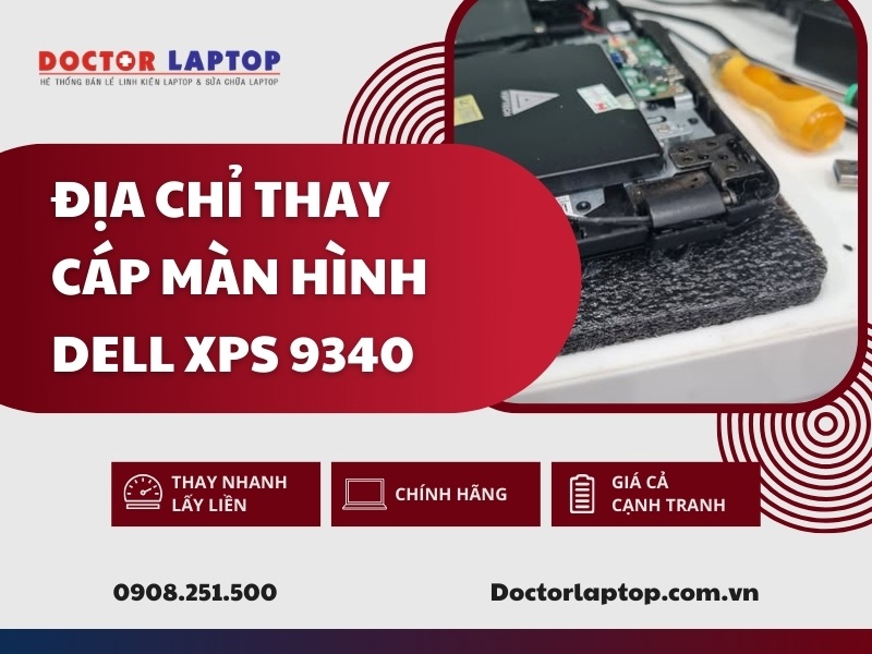 Cáp màn hình dell xps 9340 - 4
