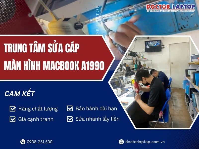 Sửa cáp màn hình macbook a1990 - 5