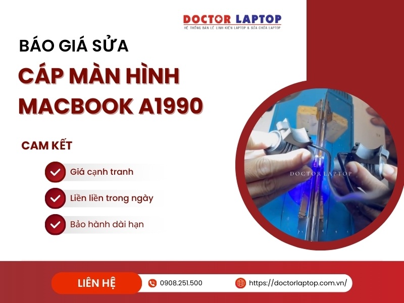 Sửa cáp màn hình macbook a1990 - 4